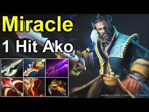 MIRACLE Kunkka Divine Rapier One Hit Ako