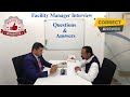 Facility Manager Interview Facility Manager Interview Questions And Answers