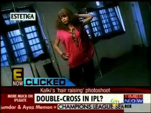 Estetica India: Kalki Koechlin : Times Now Shoot ' Behind the scenes' .mpg