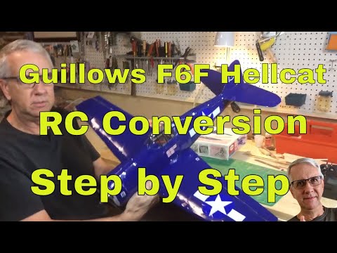 Guillows F6F Hellcat RC Conversion Step by Step