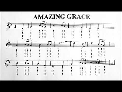 Amazing Grace played on Irish Tin Whistle