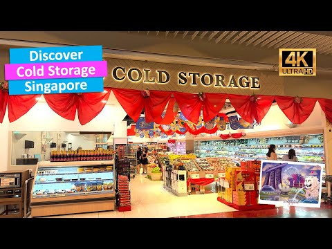 DESCUBRA o supermercado FRIO ARMAZENAMENTO em Cingapura [vídeo 4K]