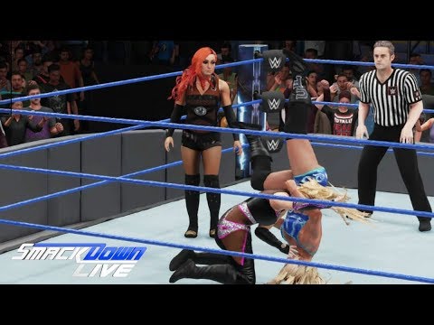 WWE 2K18 SMACKDOWN LIVE NATALYA VS DANA BROOKE VS BECKY LYNCH VS CHARLOTTE FLAIR