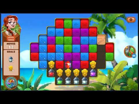 Lost Island Blast Adventure Level 1411 - NO BOOSTERS 🏝️ | SKILLGAMING ✔️