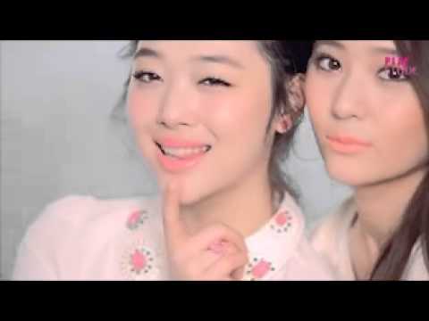 140207 Etude House Shooting BTS f(x) Sulli Krystal