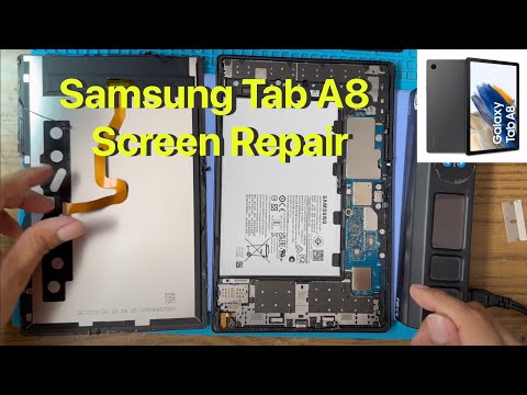 SAMSUNG TAB A8 10.5" - Touch Repair - How To Replace Screen Glass