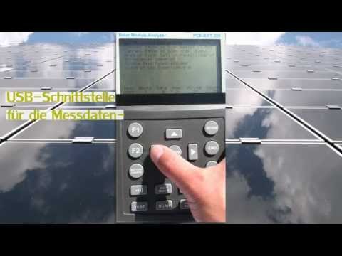 PCE-SMT 200; Das Solar-Messgerät