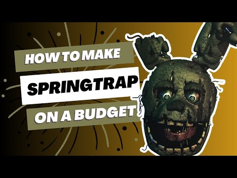 FNAF Springtrap Cosplay Tutorial - Part 1: The Head