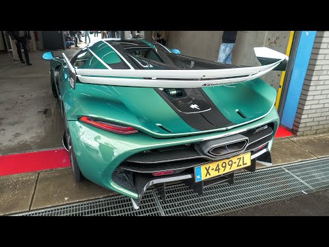 Koenigsegg Jesko Attack Plus - Powerslides, Accelerations & Revs !