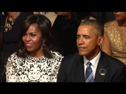 Sam Moore sings Ray Charles "I Can't Stop Loving You" at the White House 2016 in HD.