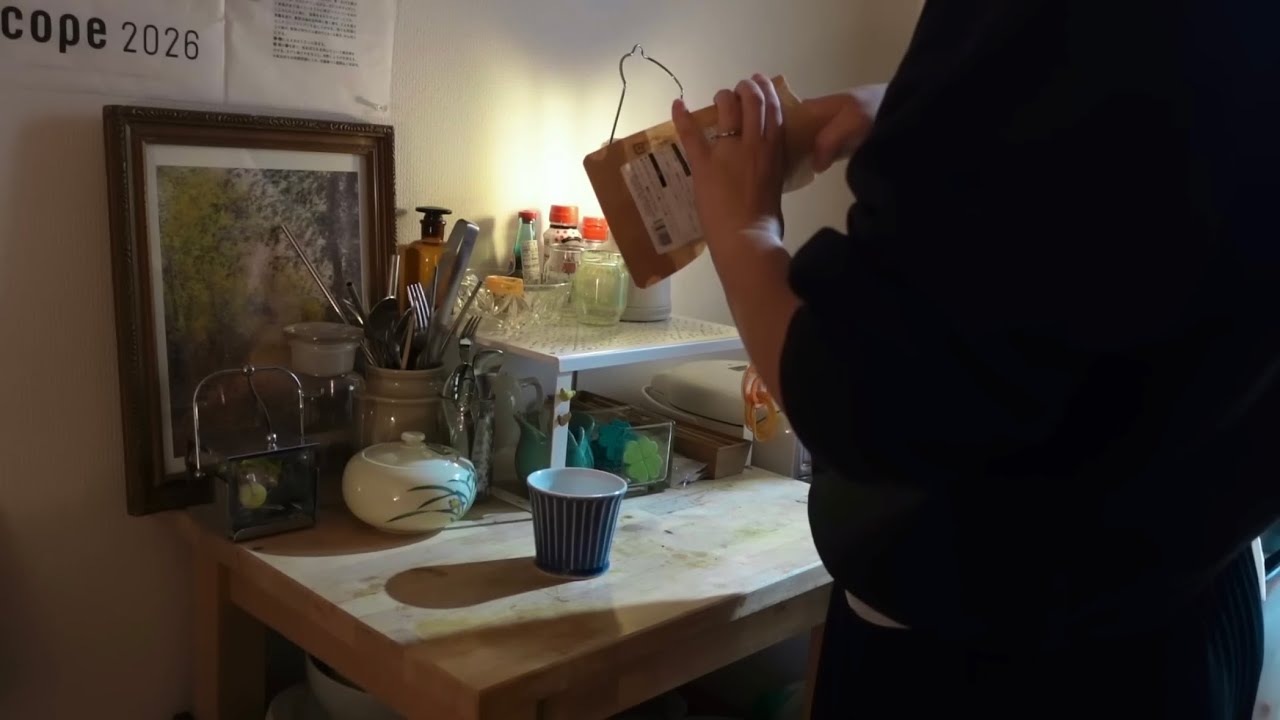 ある休日☕️早起き、喫茶店、パッキングをする