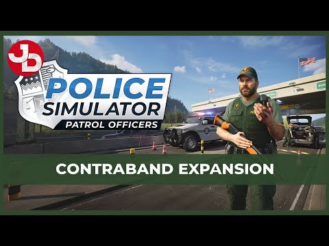 MY FIRST DAY as a BORDER PATROL OFFICER! Police Simulator Patrol Officers - CONTRABAND EXPANSION DLC