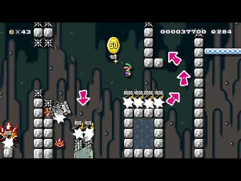 Leisure Luigi 1.3 by Boo's Beau 🍄 Super Mario Maker 2 😶 No Commentary　⚿abu