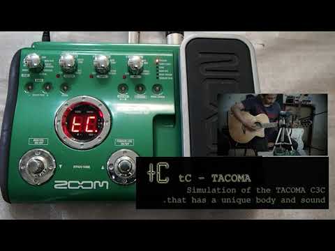 Zoom A2.1u Acoustic Guitar Multi Effects Pedal with USB Interface