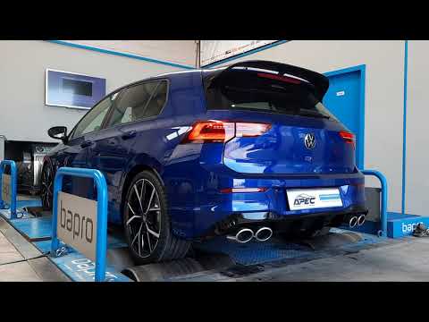 VW Golf 8R stock exhaust crackles in Race Mode