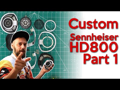 Sennheiser HD800 dismantling and design review