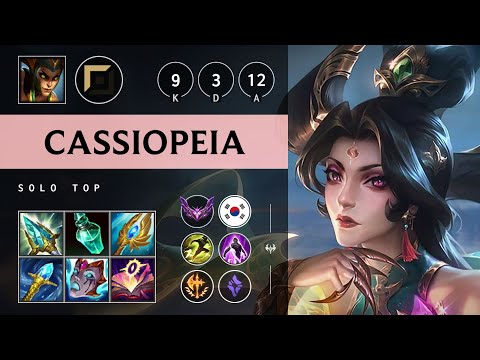 Cassiopeia Top vs Camille - KR Master Patch 25.21