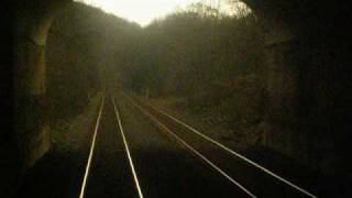 preview picture of video 'PRR / Conrail Spruce Creek Tunnels Track 2 Westbound Rear View dark'