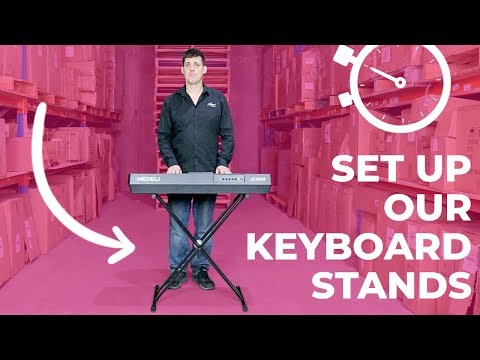 QUICK DEMO - How to Set Up Our Keyboard Stands