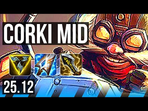 CORKI vs LUCIAN (MID) | Quadra, Legendary, 18/4/8 | KR Diamond | 25.12