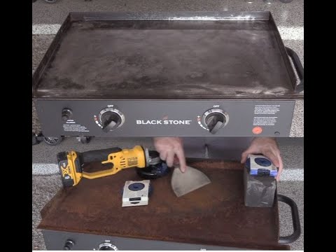 Blackstone Flat Iron Griddle Rust Removal -