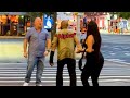 Real Alpha Male PROTECTS Woman From Man Chasing Her