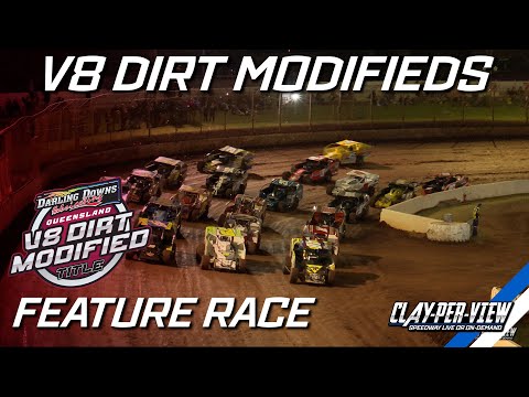 V8 Dirt Modifieds | Queensland Title 2024/25 - Toowoomba - 8th Feb 2025 | Clay-Per-View