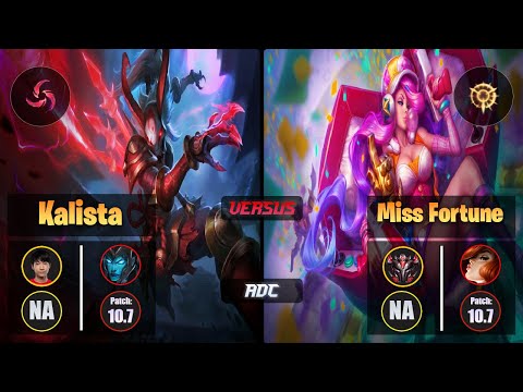 Cody Sun KALISTA (ADC) [Hail of Blades] VS MISS FORTUNE - Grandmaster NA Patch 10.7