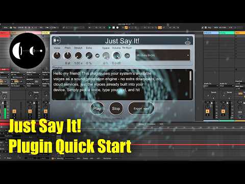  Just Say It! Plugin Quick Start