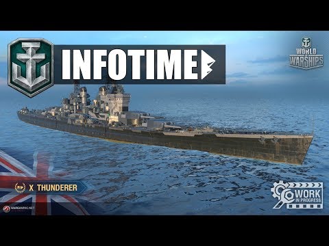 THUNDERER, T10 britischer Conqueror? - World of Warships | [Info] [Deutsch] [60fps]