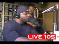 Aries Spears from Mad TV does a crazy rap impresonation freestyle on a radio show. He impersonates LL Cool J, Snoop Dogg, DMX and Jay-Z.