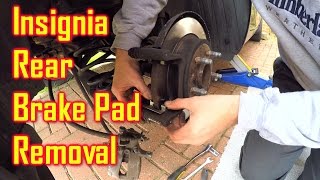 Opel Vauxhall Insignia Rear Brake Pad Removal & Refit Guide