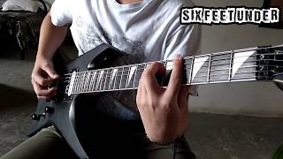 Six Feet Under - The Enemy Inside (Guitar Cover)