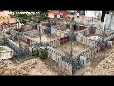 Construction Techniques For Modern House Beams With Reinforced Concrete Are The Most Solid