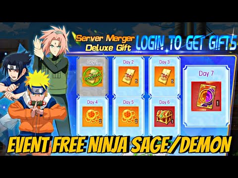 UPDATE EVENT GRATIS NINJA SAGE & DEMON + Redeem GIFTCODE Terbaru - NINJA SHIPPUDEN