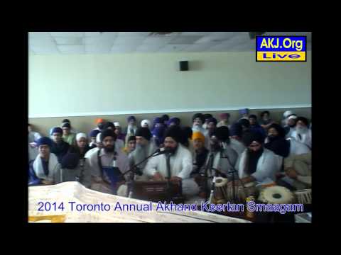 062 Toronto July 2014 Smaagam - Thursday Morning Keertan - Bh. Apardeep Singh Jee UK