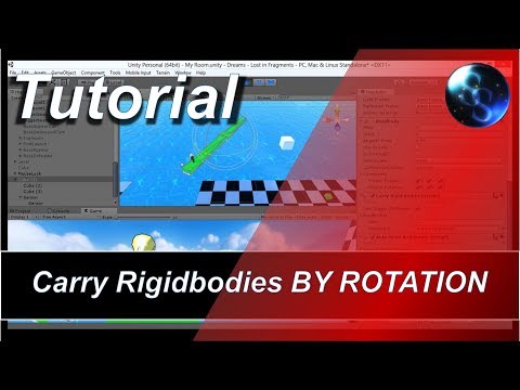 Unity - Carry RigidBodies BY ROTATION