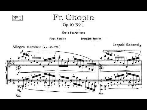 Godowsky: Studies on Chopin's Etudes, Op.10 (Stanhope)