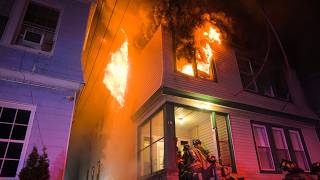 Download lagu Dramatic Rescue: Newark Firefighters Rescue 3 Trapped on Fire Escape | Heavy Fire 3/20/26 mp3