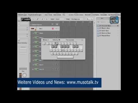 Hands on Logic Studio - Aufnahmespuren und Sounds verwalten Teil 2