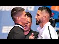 XANDER ZAYAS AND ELIAS ESPADAS REFUSE TO BREAK INTENSE STARE DOWN AT FINAL PRESS CONFERENCE