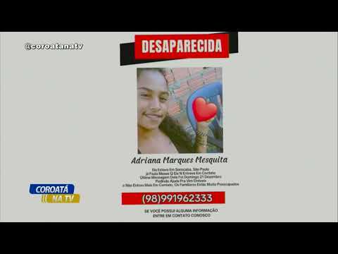 JOVEM DE 21 ANOS DESAPARECE EM SÃO PAULO E MÃE REGISTRA OCORRÊNCIA EM SÃO MATEUS DO MARANHÃO