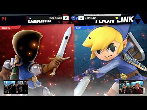 TSL 158 - Winners Semi - Finals - Kyle Young (Ike/Mii Sword Fighter) vs Bethel3D (Toon Link)