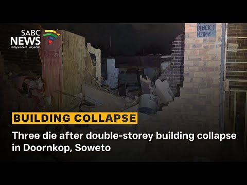 Soweto building collapse claims three live