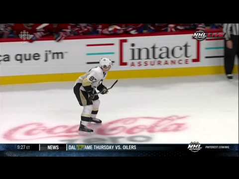 Sidney Crosby goal 6-5 Mar 2 2013 Pittsburgh Penguins vs Montreal Canadiens NHL hockey.