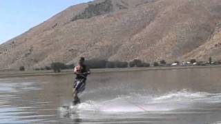 preview picture of video 'Steve Wakeboard #2 @ Topaz Lake'