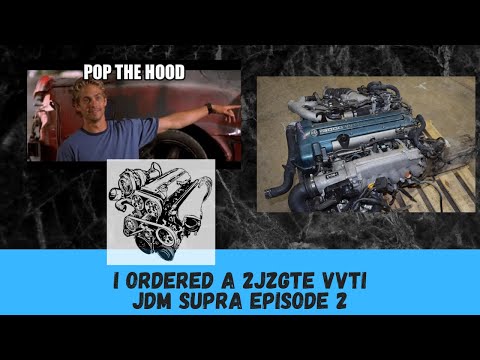 2jzgte VVTI Engine Swap JDM Supra Episode 2
