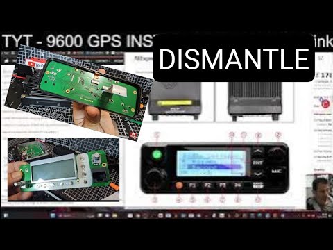 TYT 9600.- DISMANTLE MAIN AND HEAD UNIT