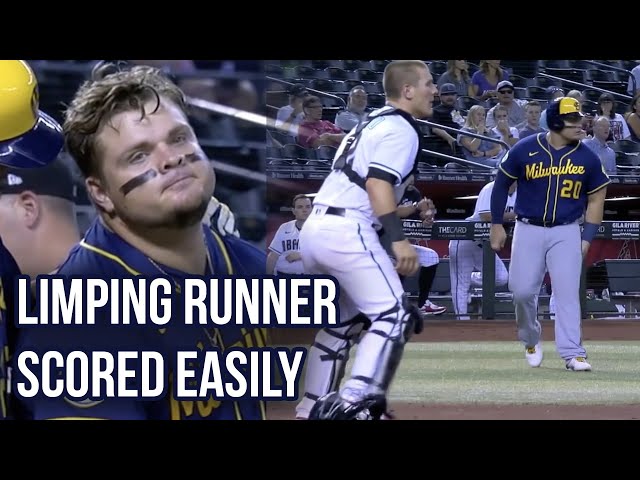 Dbacks let injured runner limp home to score, a breakdown