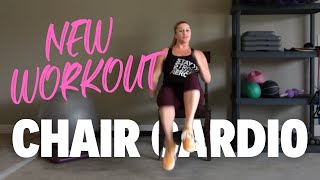 20-Minute Chair Cardio Workout: Low Impact, Full Body (Options for Limited Mobility!)
